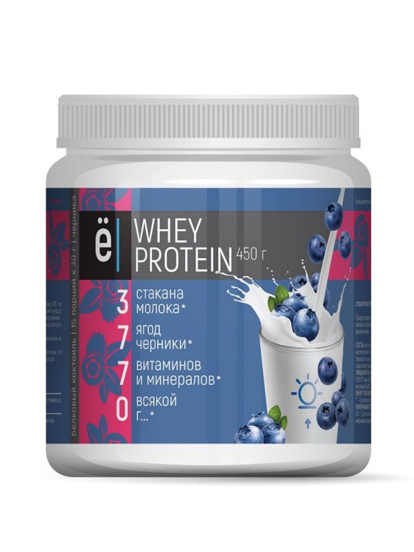 Протеин Whey Protein Черника. Ёбатон 0,45 кг.