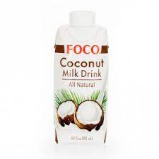 Кокосовый напиток без сахара ORGANIC. FOCO 0,33 л.