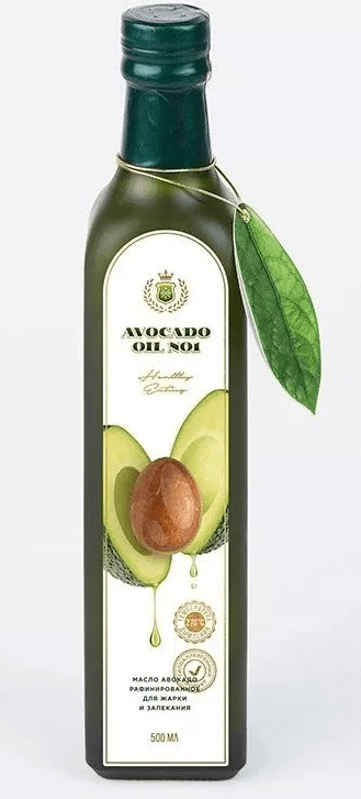Масло Авокадо рафинированное ст/б. Avocado oil №1 0,5 л.