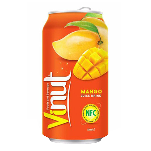 Напиток с добавлением сока Манго. VINUT 0,33 л.