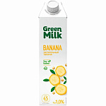 Напиток растительный на соевой основе "Банан". Green Milk 1 л.