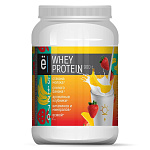 Протеин Whey Protein Клубника-банан. Ёбатон 0,9 кг.